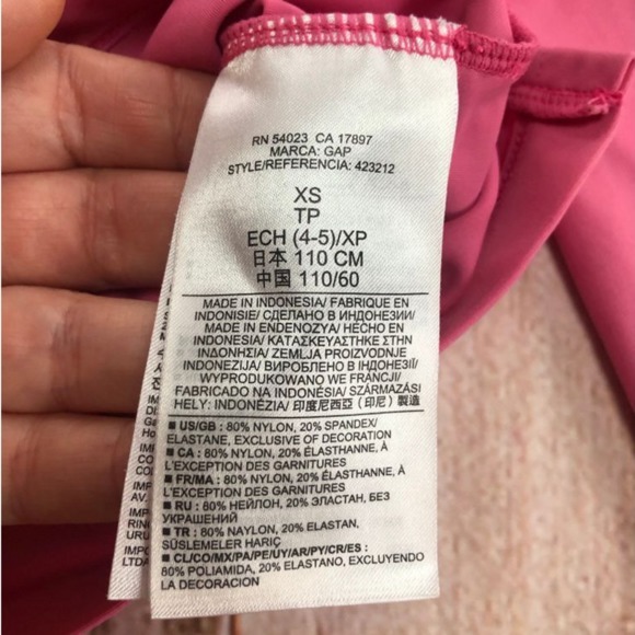 Gap zip up rashguard swim top size xs - Picture 5 of 6